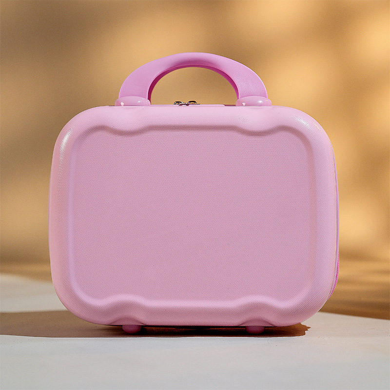オリジナルデザインのポータブルスーツケース 14inch 化粧品バッグ女性のかわいいマカロンミニギフトボックス印刷可能|undefined