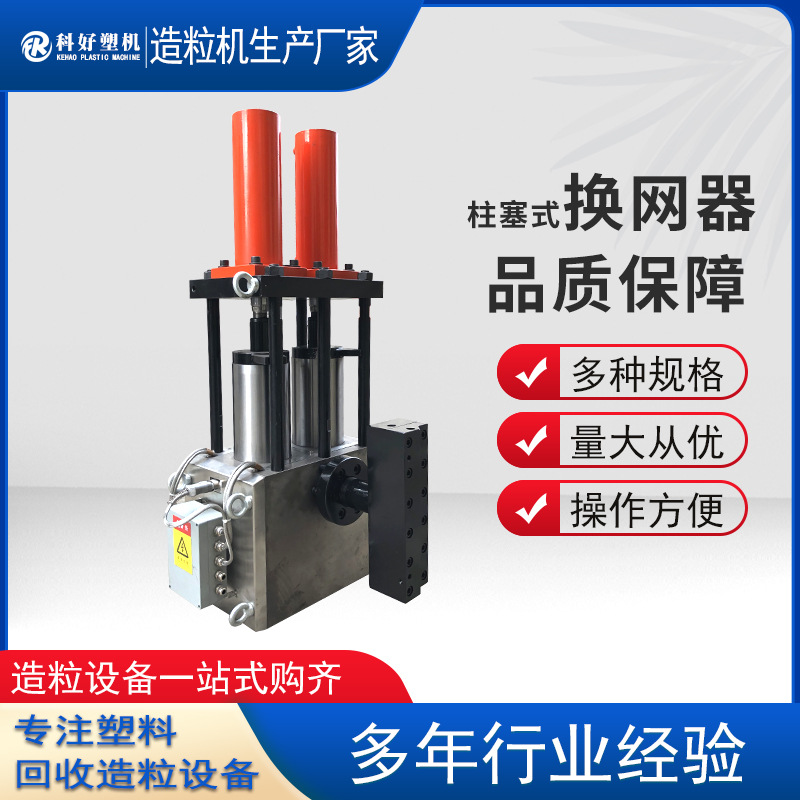 科好供应双柱塞式换网器 双柱换网器 塑料挤出机换网器 换网模头