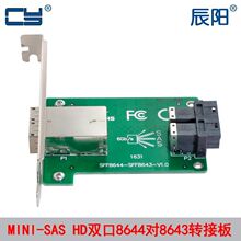 ����ת����SFF-8643 8644������JBOD Mini SAS HDת�ӿ� 12GB����