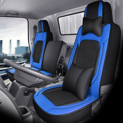 Seat cushion, seat cover: delivery factory direct single seat - co-pilot-deluxe-blue