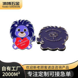 金属奖牌 logo动漫卡通可爱小动物潮流锌合金 铁金属奖牌定制