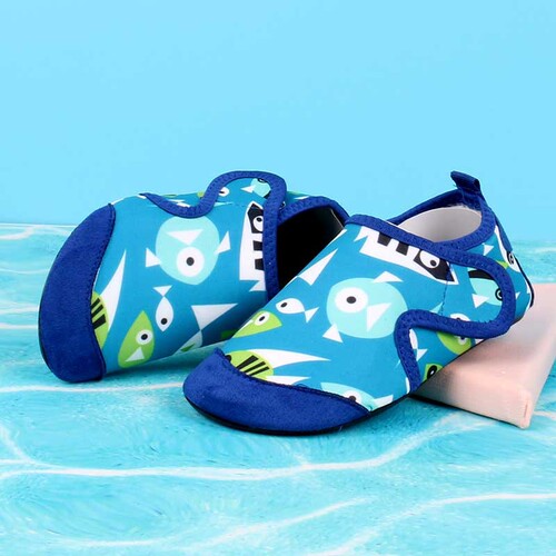 Children's water park shoes for men and women, swimming, rafting, snorkeling and river tracing shoes, non-slip beach shoes, socks and shoes for catching the sea