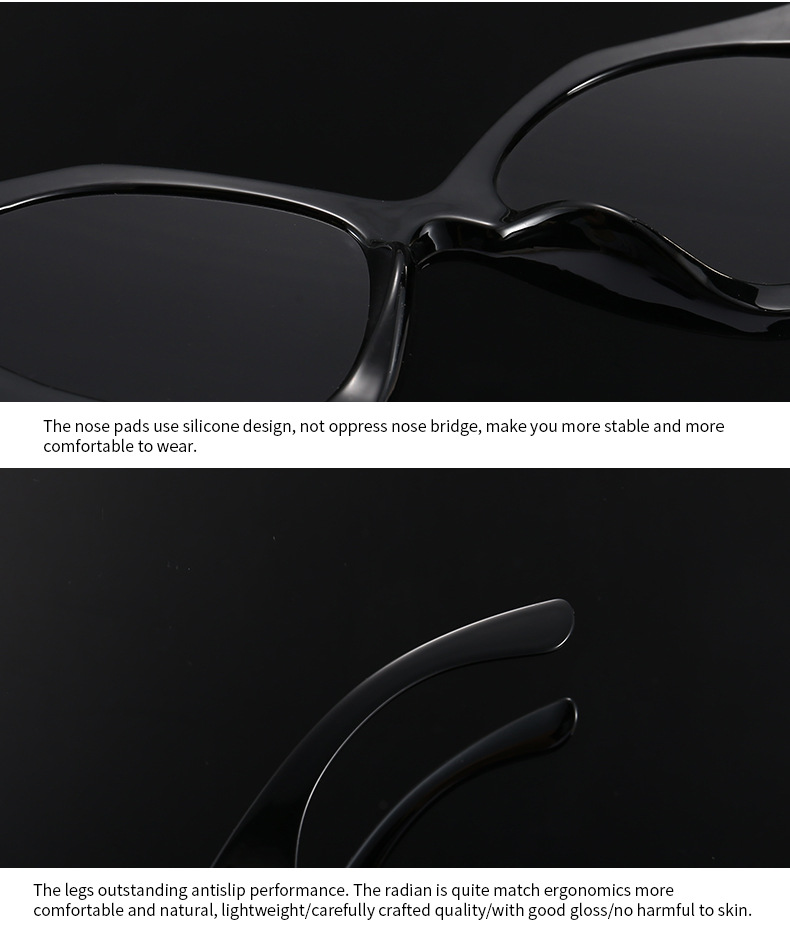 Fashion Style Fashion Leopard PC UV400 Protection Special-Shaped Mirror Patchwork Full Frame Women's Sunglasses