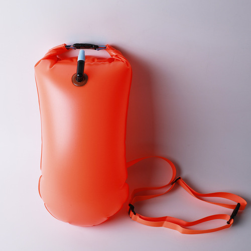 Storage-type swimming float, single air bag, easy to inflate, large mouth, swimming follow-up ball, waterproof bag, drift bag