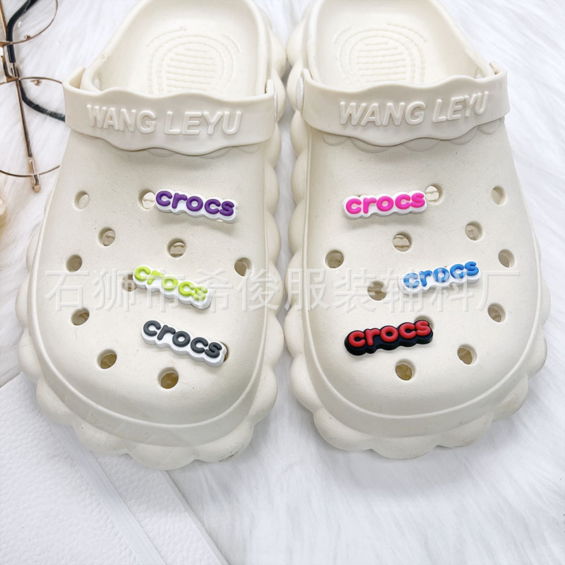 Letter Cross Shoe Charms Clog Shoe Charms Shoe Buckle Decorative Buckle Clog Shoe DIY Accessories Garden Shoe Accessories Buckle