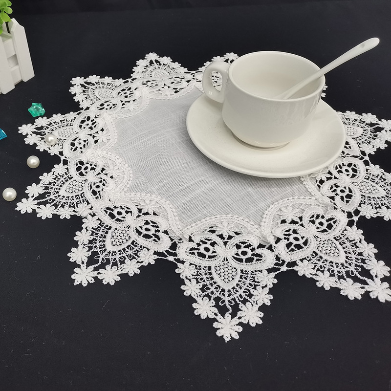 Solid Color Bamboo Cloth Fashionable Simple Lace Tablecloth Embroidered Tablecloth Beautiful Table Flag Cover Coffee Table Solid Color Bamboo Cloth Fashionable Simple Lace Tablecloth Embroidered Tablecloth Beautiful Table Flag Cover Coffee Table