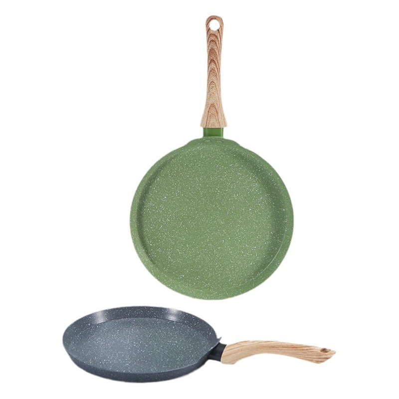 Сковорода для выпечки блинов с антипригарным покрытием в японском стиле, универсальная маленькая сковородка для домашнего использования на газовых плитах, плоская сковородка из камня Maifan.