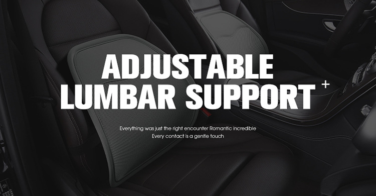Breathable Ice Silk Car Lumbar Cushion, Waist Protection Massage Summer Cushion, Air Layer Lumbar Pillow, Backrest Pillow, Office Chair Backrest