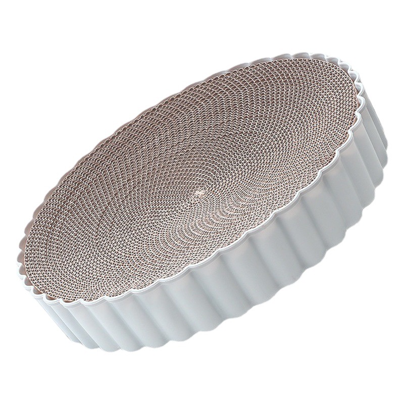 El juguete para gatos de sisal es resistente al agarre y no puede eliminar la miga. El rodillo de sisal con la tabla de agarre para gatos de tres bolas se convierte en un gatito