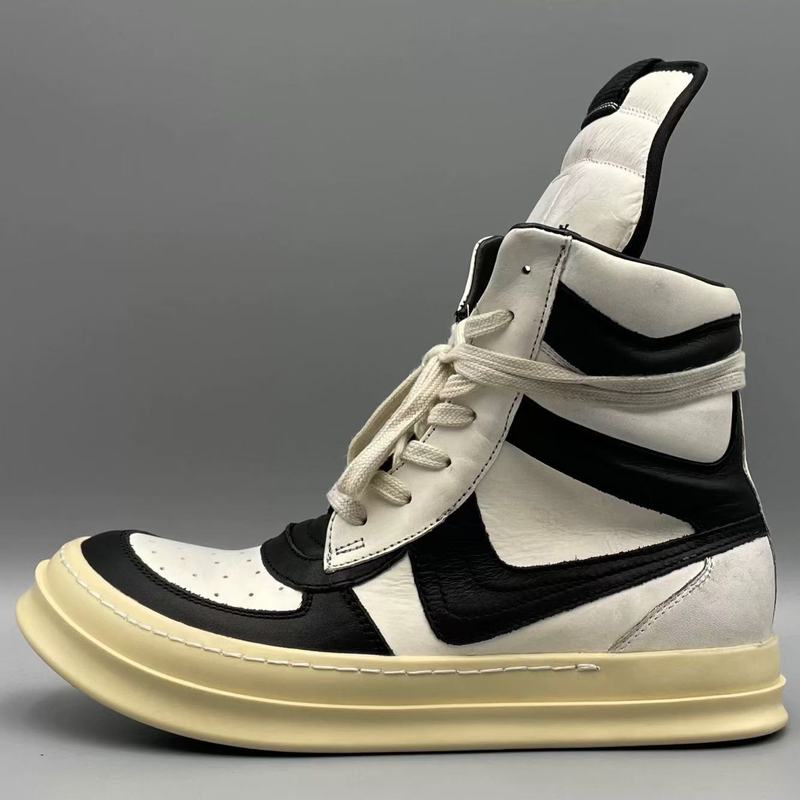 RO 22fw インテリジェントモデル マルチカラー RICK 自立メインライン 新レザー OWENS ハイカットニッチシューズ|undefined
