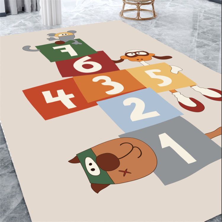 Bedroom Carpet Floor Mat Bedside Blanket Simple Home Cartoon Living Room Coffee Table Sofa Mat Tatami Bed Front Carpet