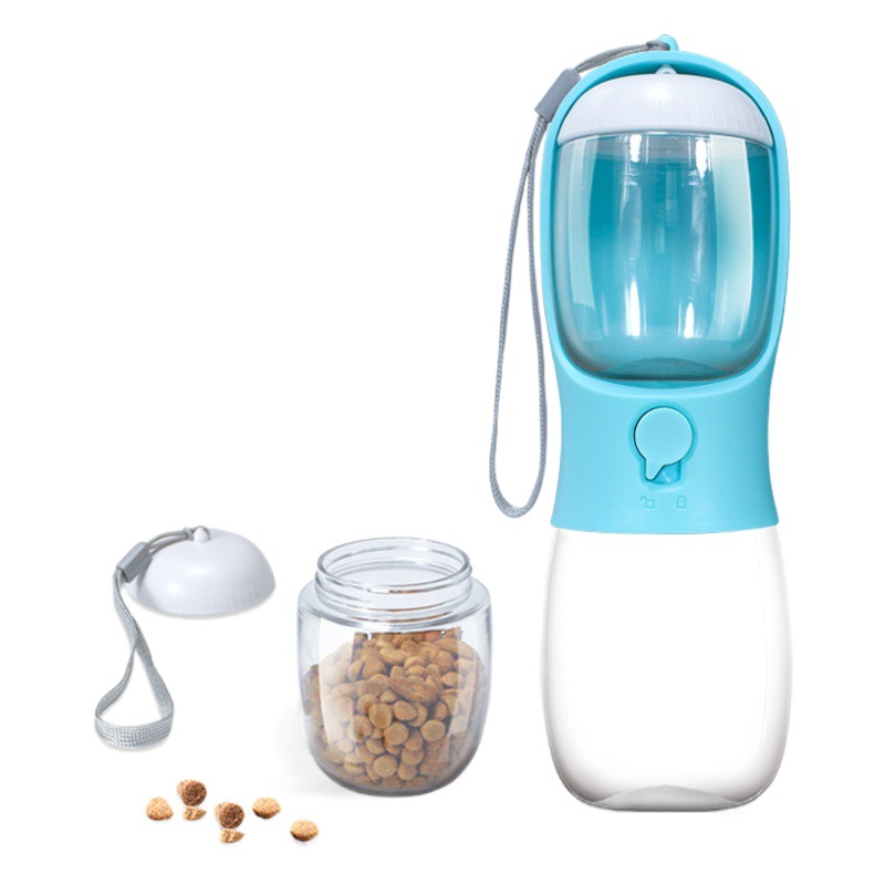 Suministros para mascotas taza de agua para perros al por mayor gato y perro beber agua para mascotas portátil taza de comida hervidor de agua