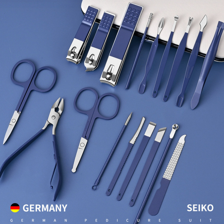 Pedicure manicure tijeras regalo de actividad portátil oreja para hombres oreja cucharas de corte de uñas set LOGO pinzas de uñas para el hogar