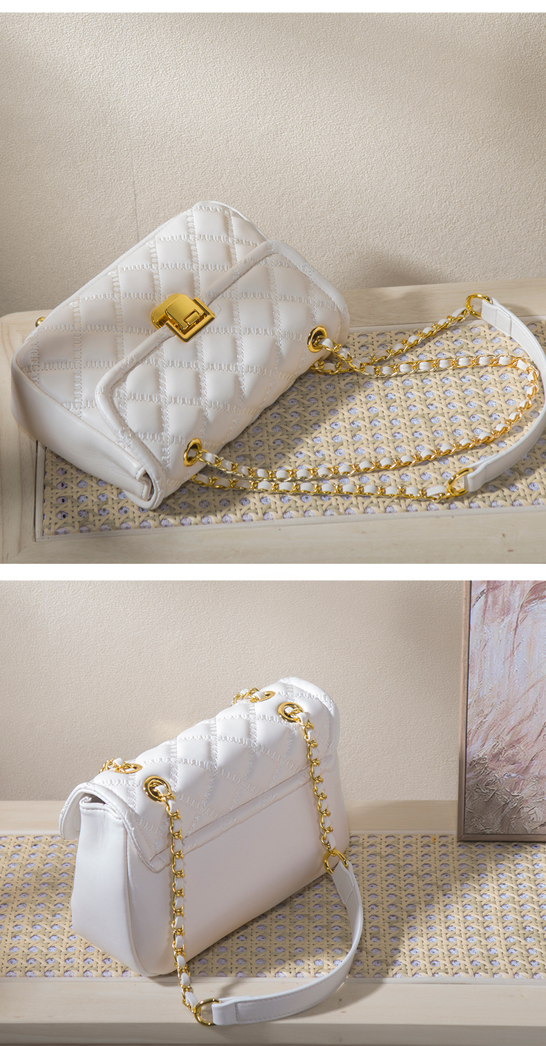 Send girlfriend mobile phone Lingge Qixi gift women's bag 2024 new handbag daily commuting_voghion.com