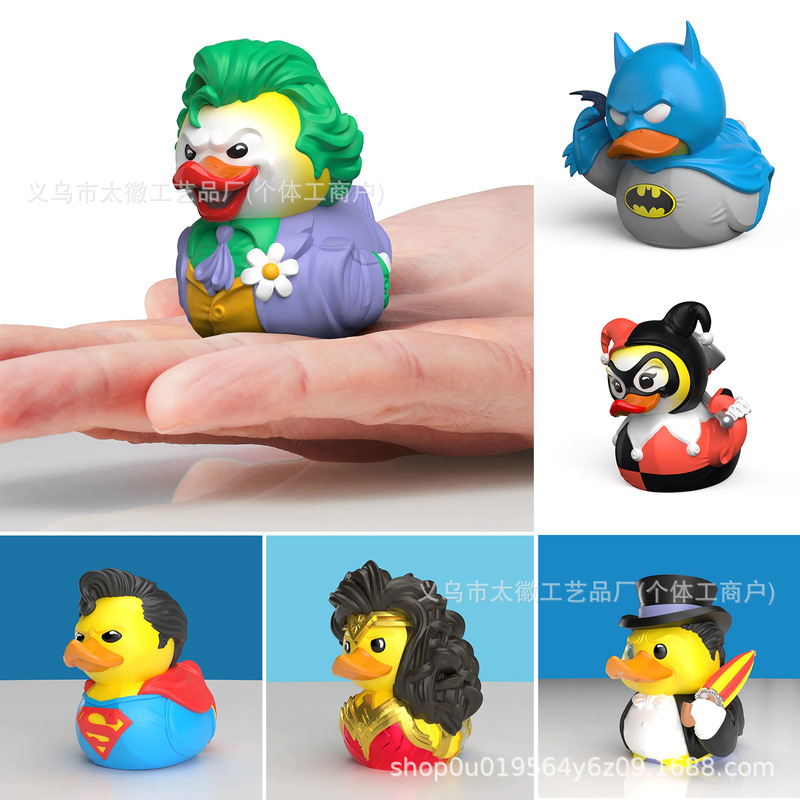 New Dc Comics Movie Character Mini Resin Duck Home Desktop Decoration Resin Craft Ornament New Dc Comics Movie Character Mini Resin Duck Home Desktop Decoration Resin Craft Ornament