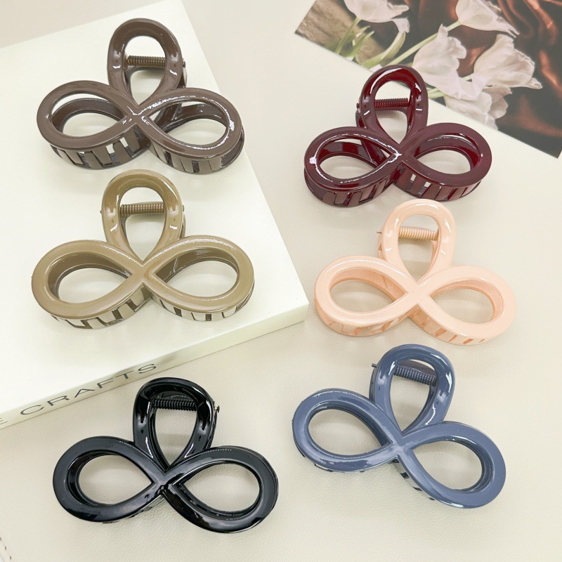 Material PC clip de tiburón clip de cabello de cabeza de mujer agarrar clip de cabello medio pequeño clip de cabello de tiburón clip de cabello