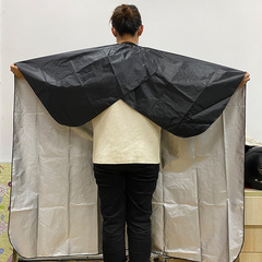 Hairdressing cloth, black hairdressing cloth, hair salon use haircutting cloth, 140*160 adult oil-baked hair dyeing cloth
