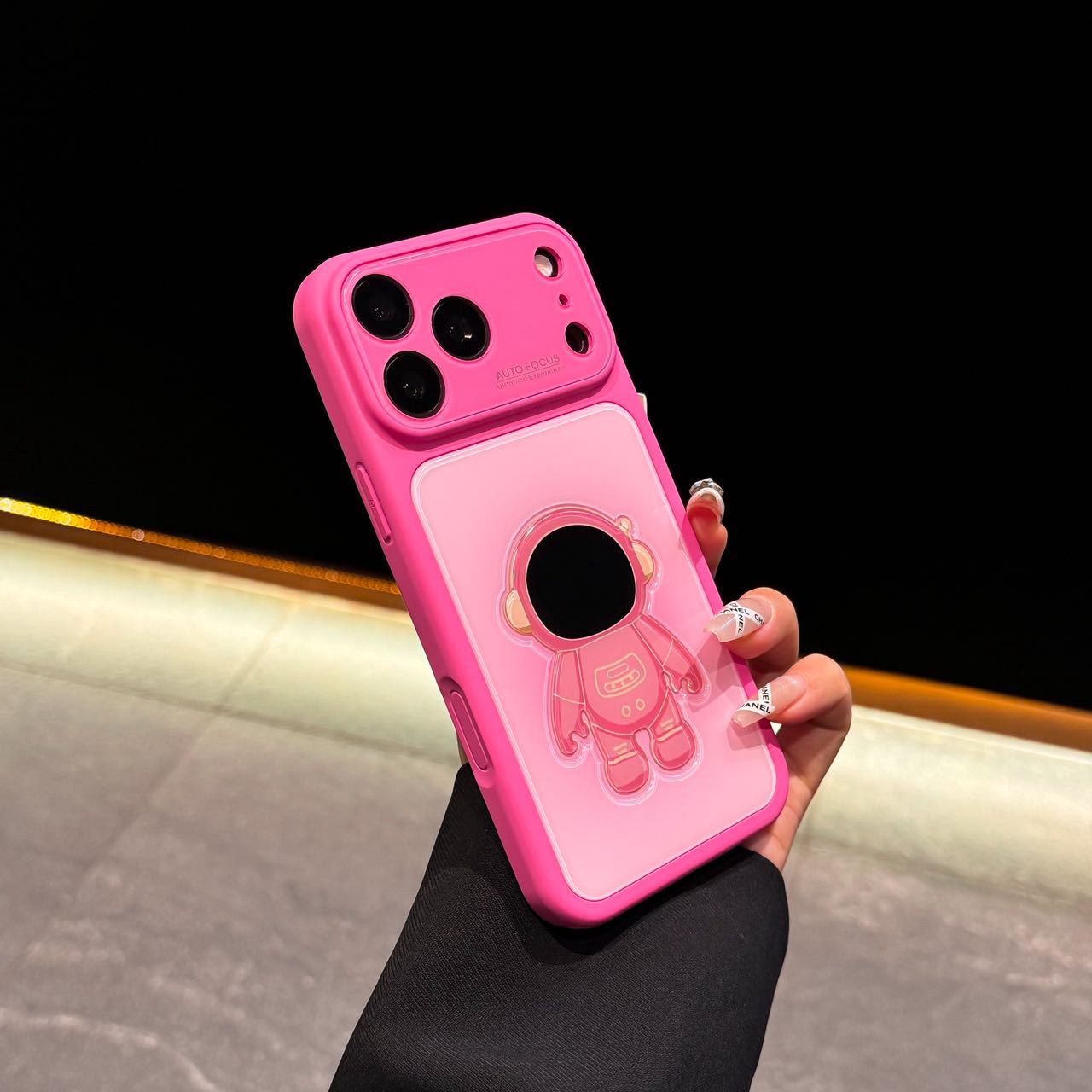 Funda para iPhone de Astronauta 3D de PC, Resistente a Caídas y Antigolpes image 7