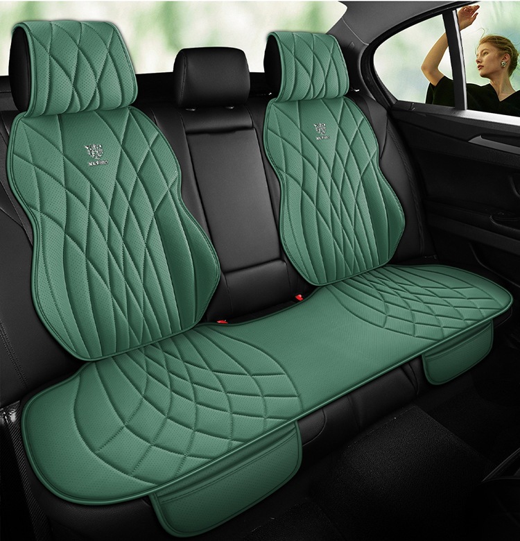 New Car Seat Cushion, Universal for All Seasons, Small Three-Piece Set, Breathable Nappa Leather, Single-Piece Car Seat Cushion, Cross-Border Wholesale