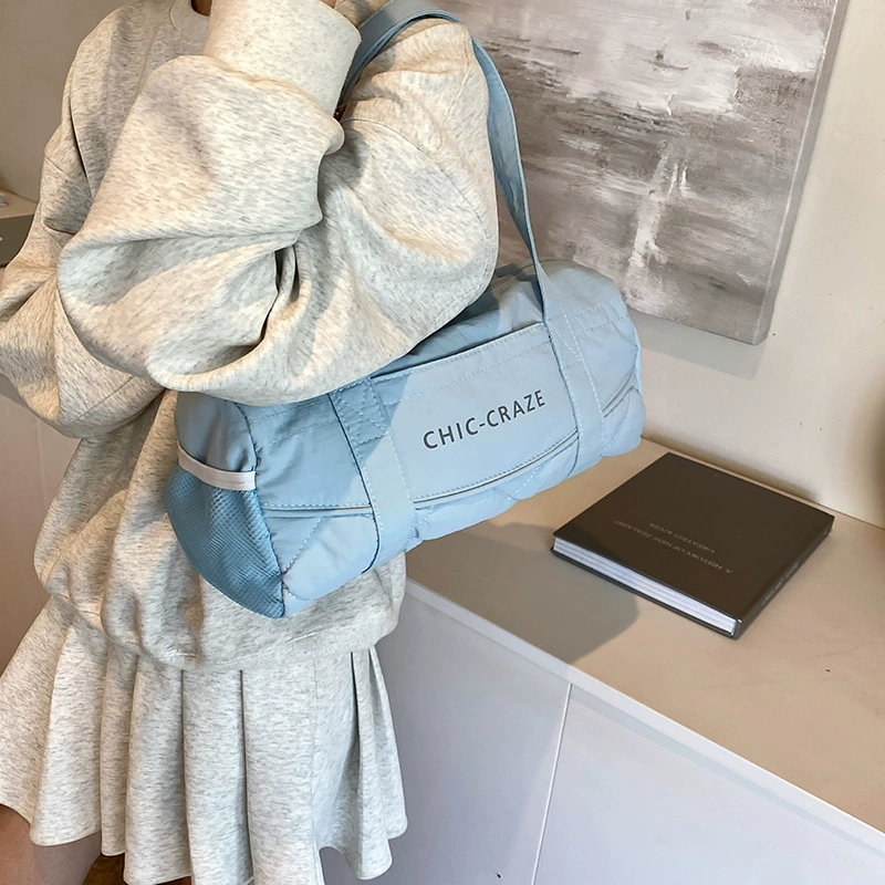 Сумка через плечо и ручная (Chic-Craze), нейлон, вместительная 35×15×16 см для зала и поездок
