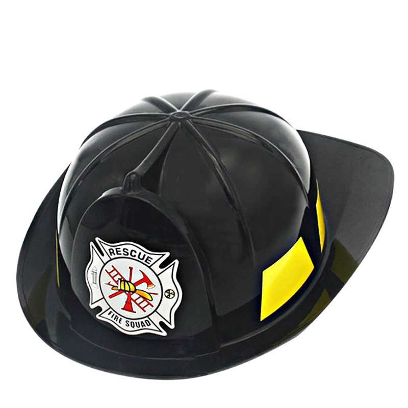 Оптовые дети пожарный шлем пластиковые игрушки играть дом Маскарад косплей реквизит