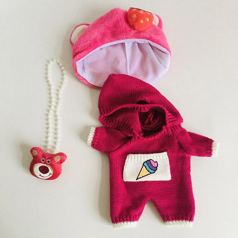 No. s Beier Lulu ropa 30cm conjunto oso muñeca ropa hecha a mano oso de peluche muñeca regalo para niñas