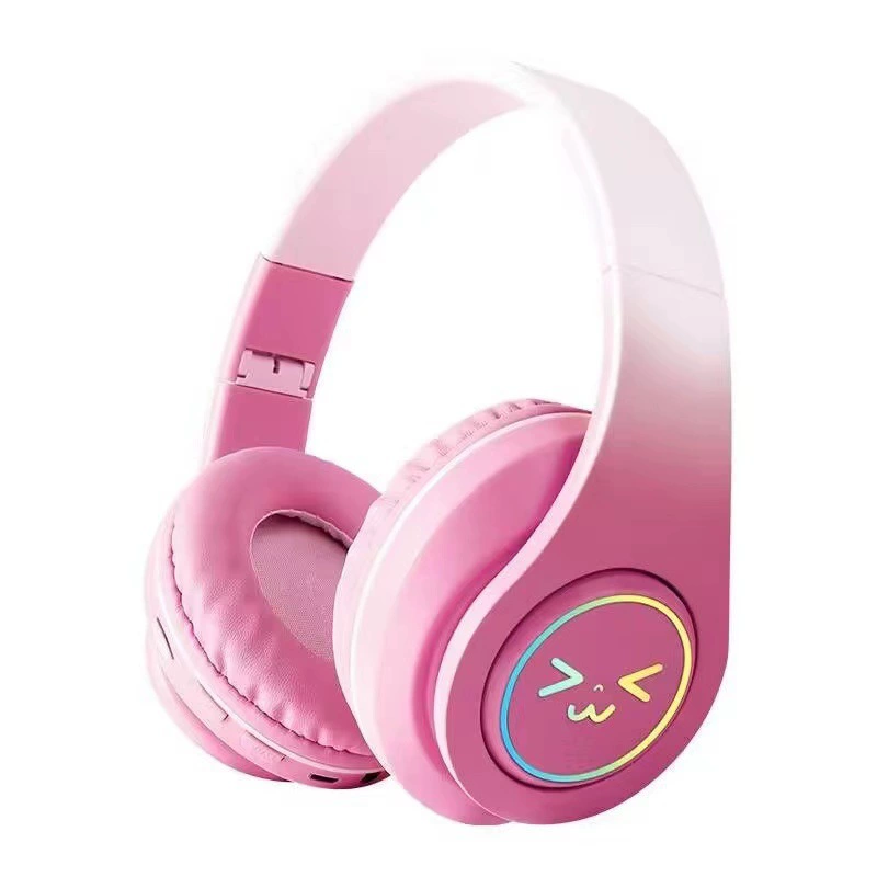Bluetooth гарнитура B39, градиентные цвета, мощный бас, светящаяся подсветка, беспроводная игровая