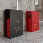 灭火器箱酒店商场消防箱收纳箱放置架不锈钢灭火箱加厚镀锌壁挂式