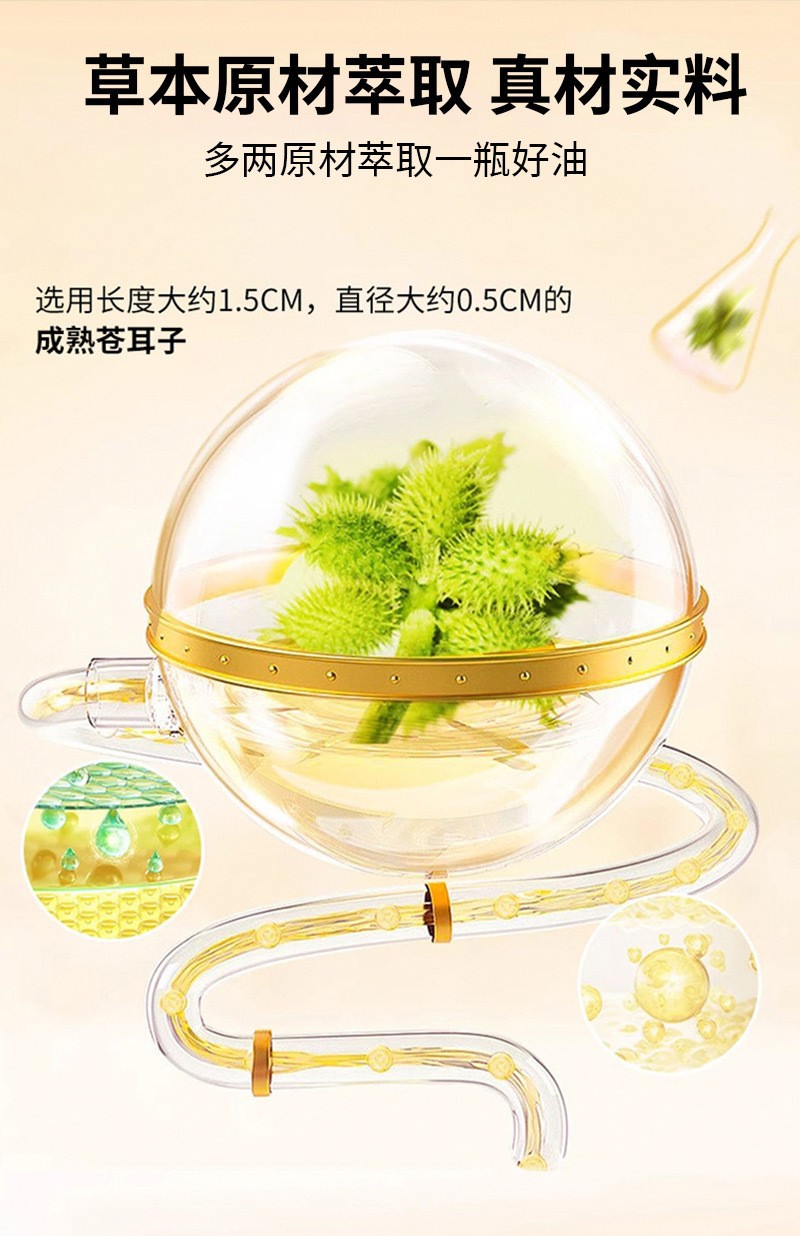 Cang Er Zi Oil Nasal Comfort Herbal Care Oil 10ml External Use key features