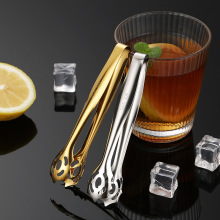 304不锈钢冰块夹子创意金色爪型小夹子创意咖啡糖块夹调酒冰粒夹
