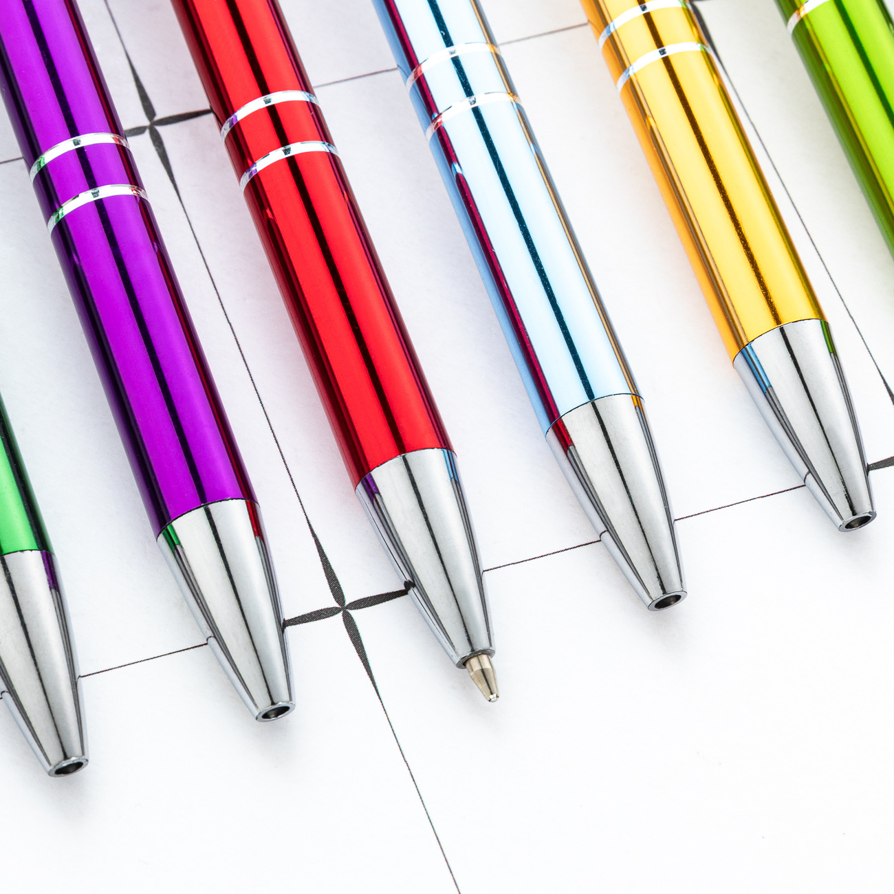 Bolígrafo de bola táctil mayorista de metal de aluminio capacitivo de mano pantalla táctil de doble propósito lápiz de capacitancia de metal