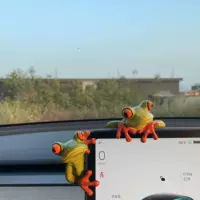 Автомобиль украшения экран автомобиля лежа кукла Компьютерный дисплей лягушка для BMW Tesla Mercedes-Benz Австрия