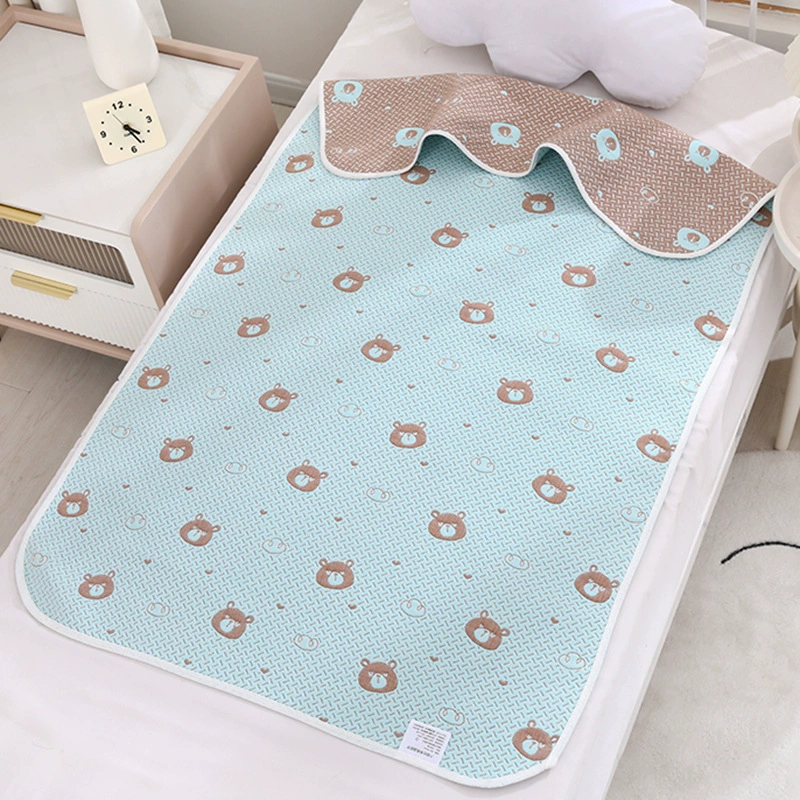 Gauze mat, summer breathable crib, children's cotton mattress for kindergarten