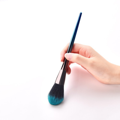 Simple Style Artificial Fiber Wooden Handle Plastic Handle Makeup Brushes 1 Set display picture 3