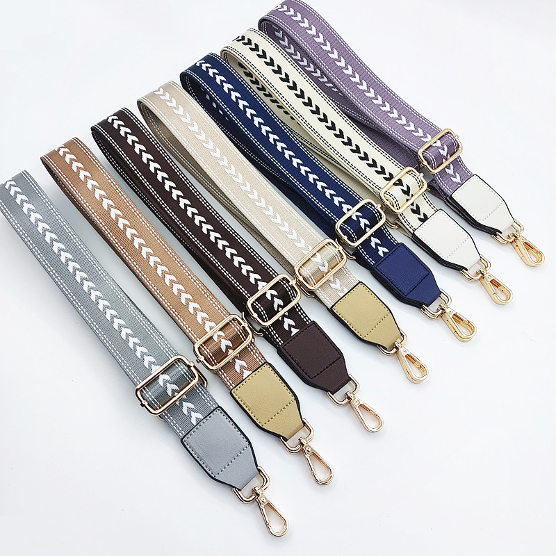 78g Weight Bag Strap Bag Accessories Type Casual Occasion Nylon Material All Seasons Nylon Color Block Bag Strap