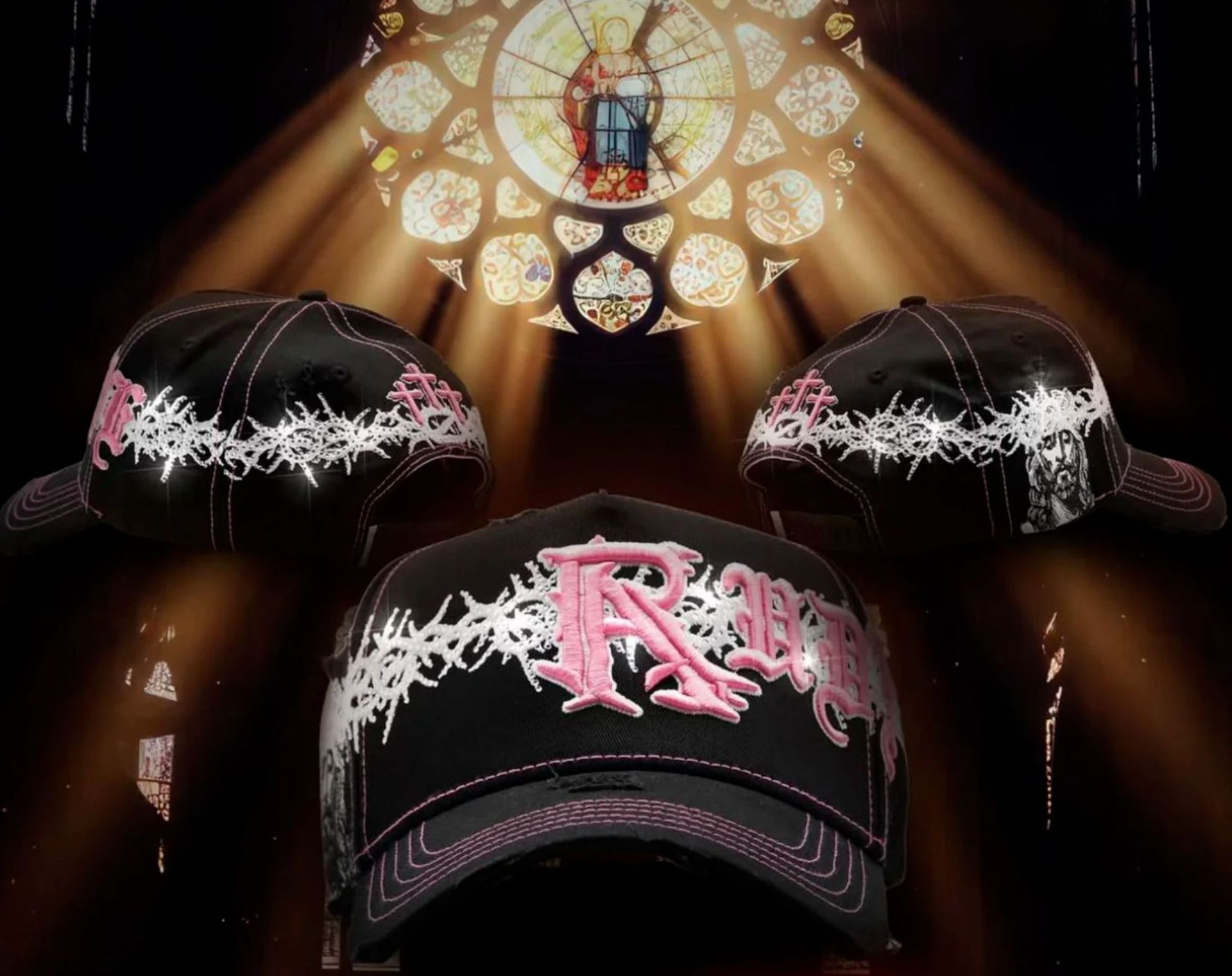 Nuevo punto transfronterizo Dandy sombrero barbas sombrero hip-hop ajustable Dandy barba sombrero