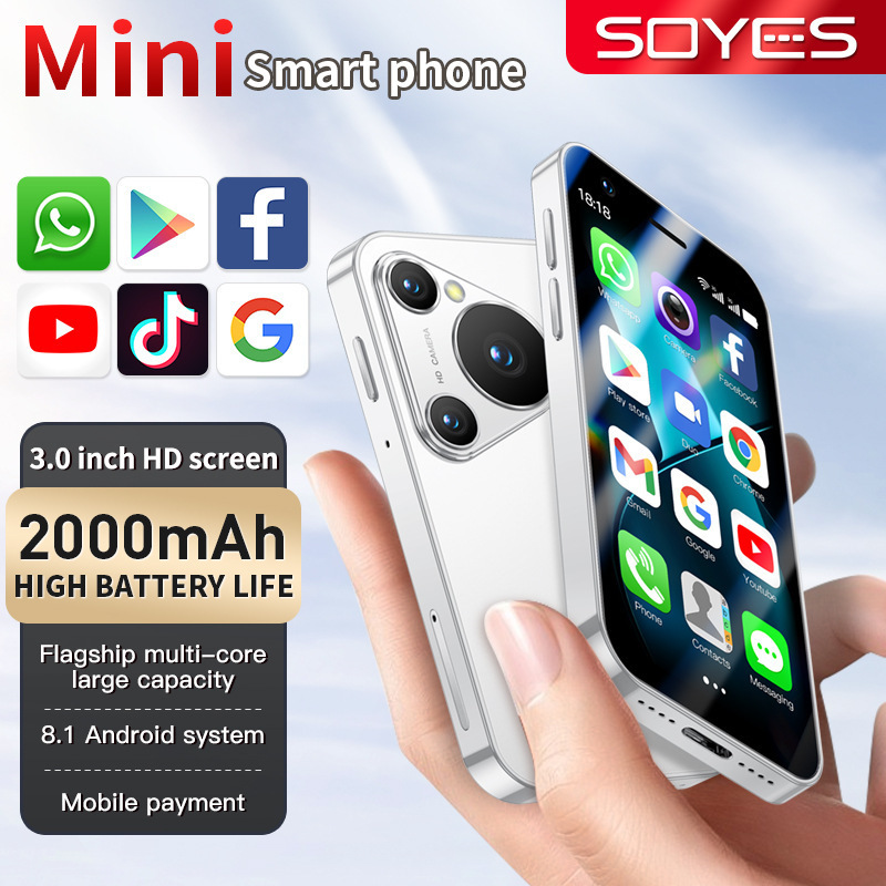 New P70Promax Smart Mini Phone 3inch Quad-Core Processor Google Android 81 Cross-Border Tk Direct Sales