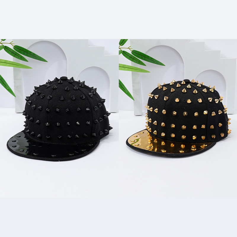 Einzigartige, mit Nieten besetzte Sommer-Baseballkappe für Damen und Herren – Sonnenschutz, lässig, vielseitig, elegant, mit flachem Schirm, trendiger Hut_voghion.com