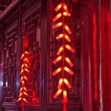 仿真电子鞭炮家用爆竹春节免插电响过年新年蛇年装饰元旦炮仗布置