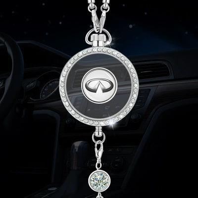 Car hanging — and Car Interior Decorations for Women - infiniti-zhou-drill-drip-pendant-with-a-bottle-of-sea-perfume
