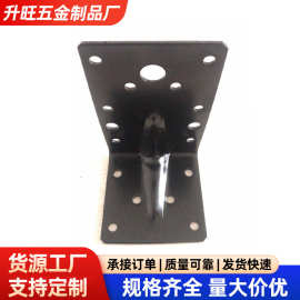 木屋连接件固定支架加厚家具方形角码90镀锌加工