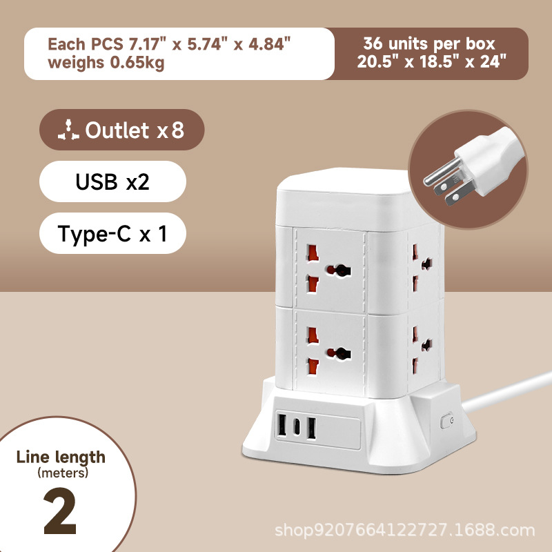 EE. UU. 3 pies-2 metros-2 capas/USB