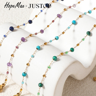 JUSTOP �͹ſ羳С���߼�����Ȼʯ�������18K����������K