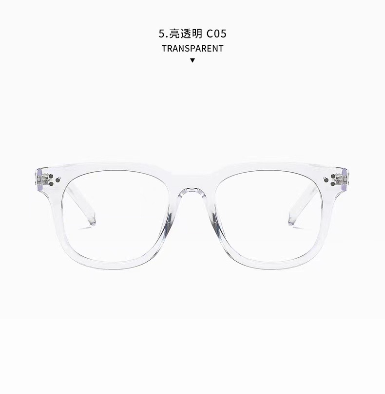 新款时尚防蓝光眼镜 跨境男女生可配近视眼镜 复古全框架眼镜批发详情18