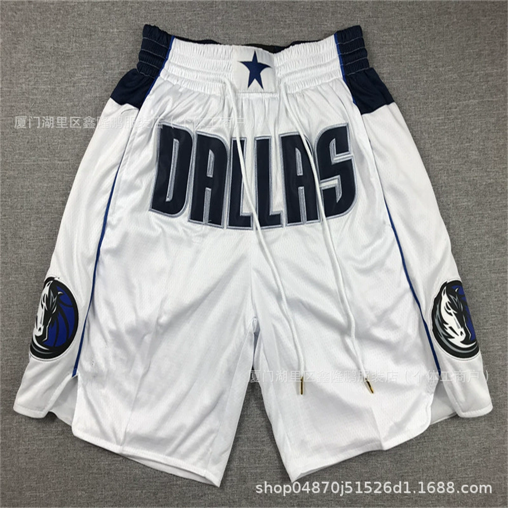 Американские карманные штаны Timberwolves NFL Lakers Clippers Bucks Heat Magic Mavericks Celtics Гортензиевые штаны
