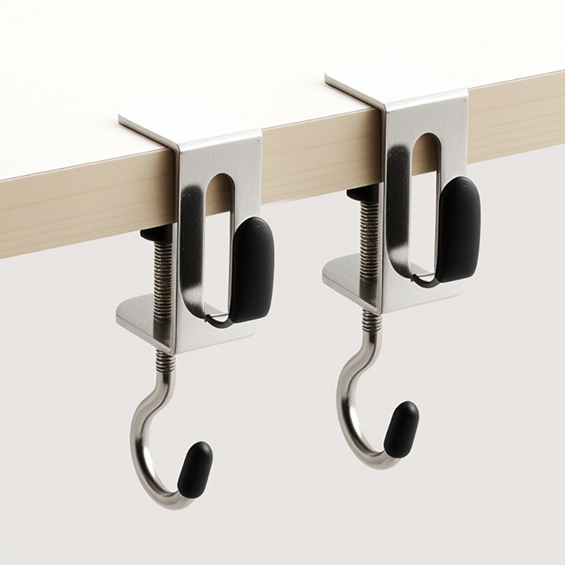 Stainless steel-G08 double hook with anti-scratch rubber cover
