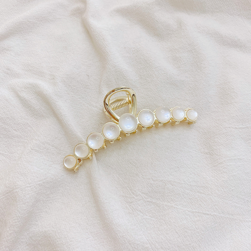 韓国大型アクリルサメクリップヘアアクセサリーシンプルなヘアクリップ女性の後頭部ヘアピン帽子卸売|undefined