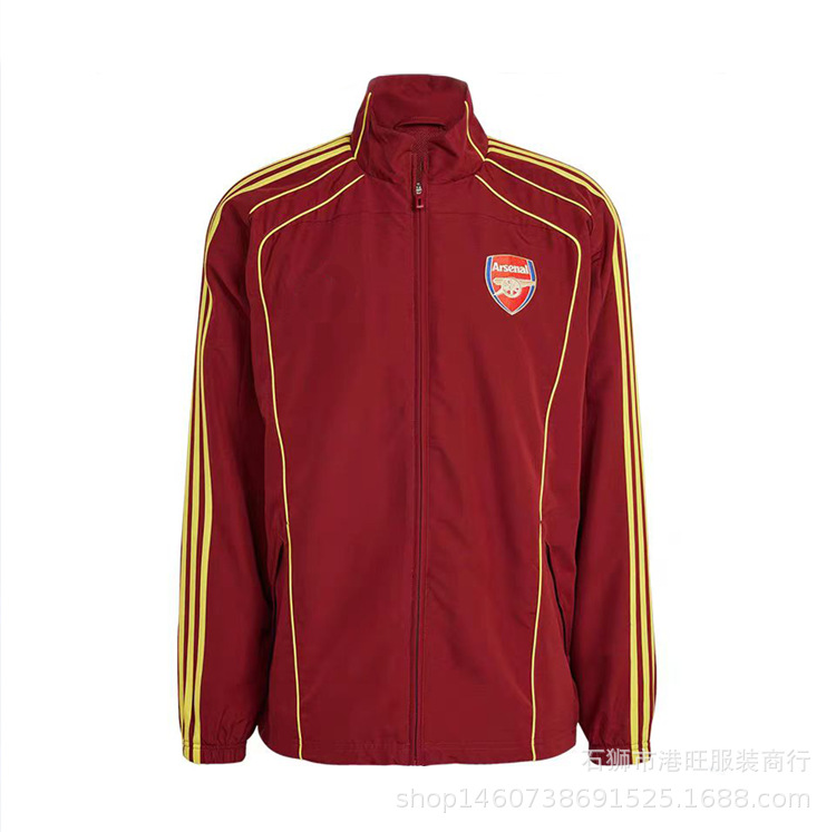 Adidas foreign trade Champions League team uniform men's sports windbreaker stand-up collar jacket outerwear training sportswear wholesale