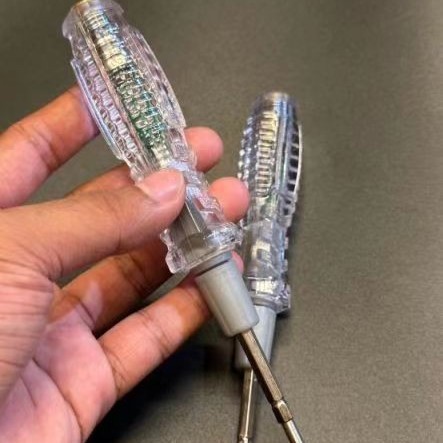 测电笔电工十字一字头双用螺丝刀家用高亮度验电多功能试电笔