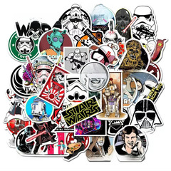 50 sheets Star Wars cartoon sticker motorcycle luggage decoration waterproof removable decal wholesale